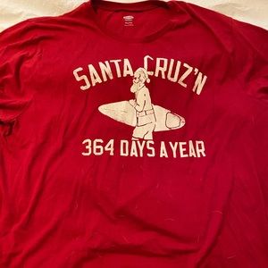 Red Old Navy Christmas shirt XXL